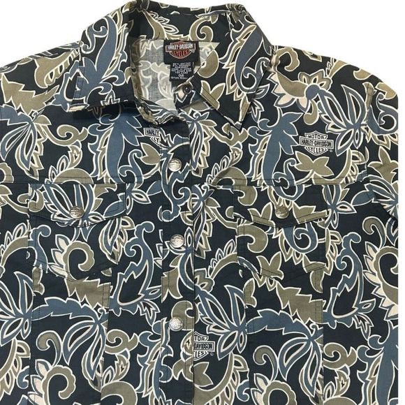 Harley Davidson Women's Multicolor Paisley Jacket And Skirt Set Medium/10 - Picture 12 of 16